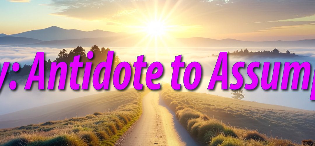 Clarity: Antidote to Assumptions